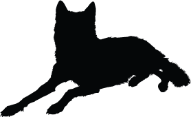 Wolf Silhouette | Silhouette of Wolf