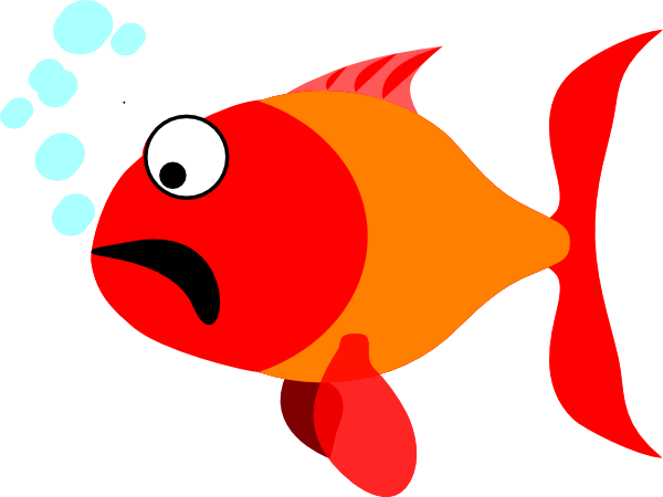 Scared Fish Clip Art - vector clip art online ...