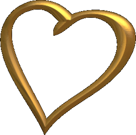 Gold Heart Clipart - ClipArt Best