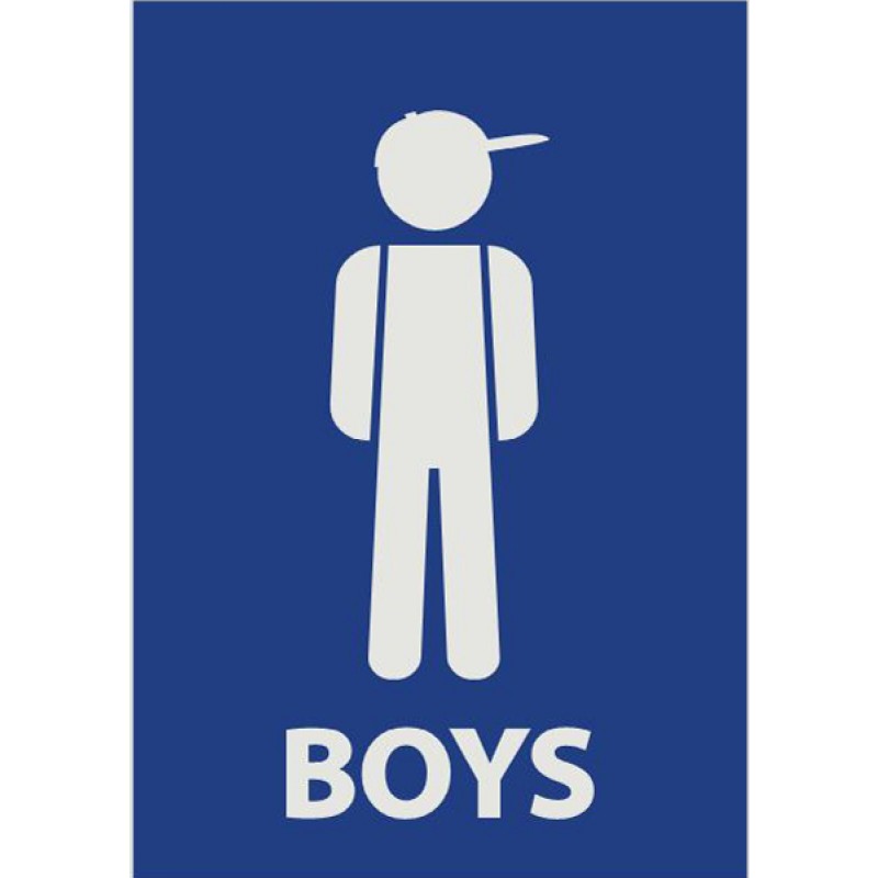 Boys Bathroom Signs Clipart Best