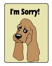 I'm Sorry Free Printable Greeting Cards Template Apology