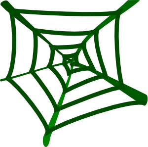 Spider Web clip art - vector clip art online, royalty free ...