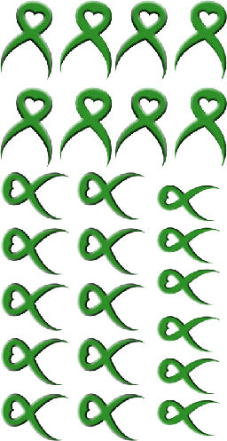 Lime Green Cancer Ribbon - ClipArt Best