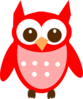 Red Owl - vector clip art online, royalty free & public domain