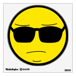 Smiley Face Wall Decals & Wall Stickers | Zazzle