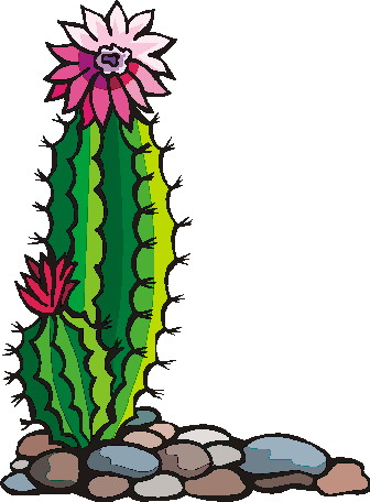Gallery for black and white cactus clipart 3 image - Clipartix