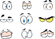 Funny clipart eyes