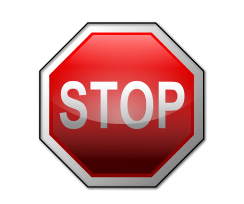 Shiny Stop Sign Free Vector SVG | vectorstash