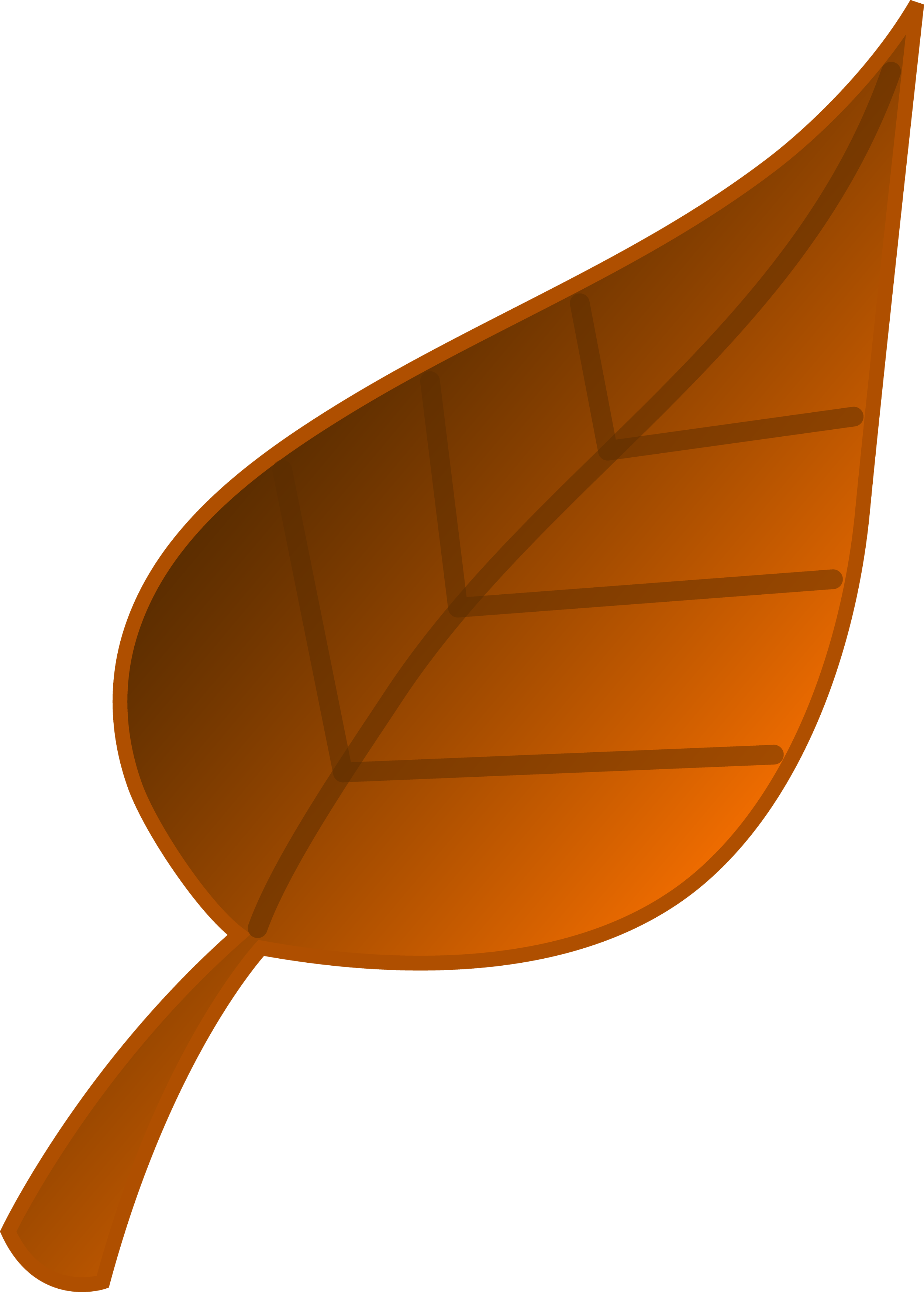 Orange Leaf Clipart - Free Clipart Images