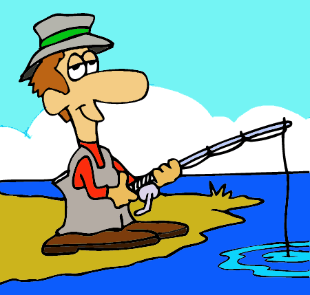 Cartoon Man Fishing - ClipArt Best