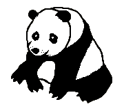 Panda bear-AA practise Icon, Pixel Art, Buddy Icons, Forum Avatars