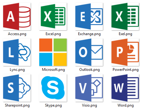 Microsoft, Azure, Office, CRM Icon/Logo Sets | WOODSWORKBLOG