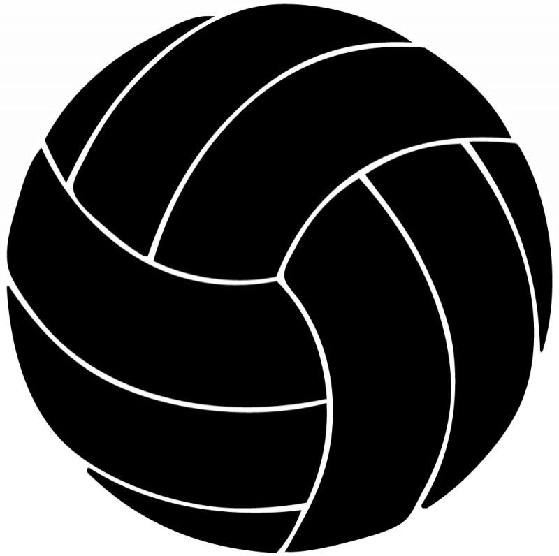 Volleyball ball clip art clipart image #1069
