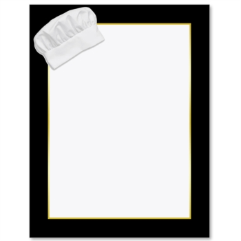 Chef's Hat PaperFrames Border Papers | PaperDirect