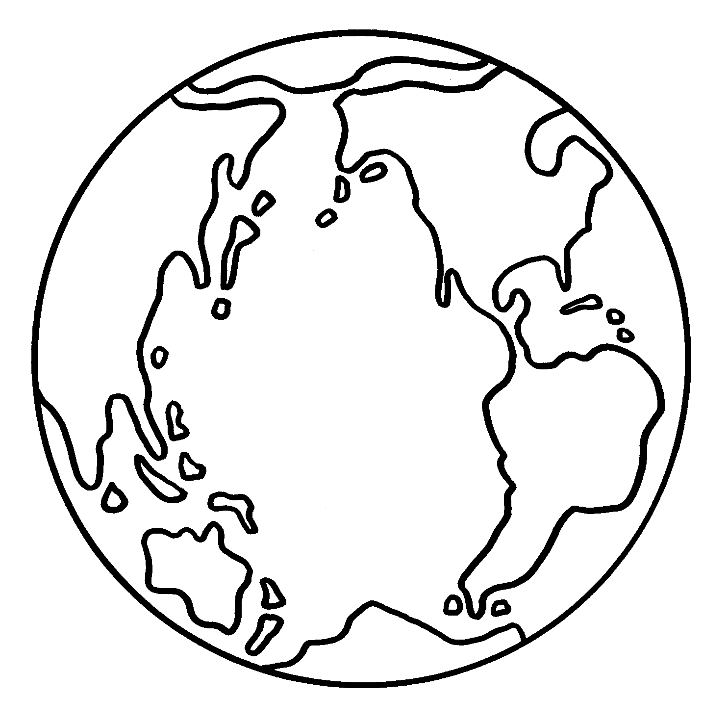 Earth Template Printable Coloringkids.co ClipArt Best ClipArt Best