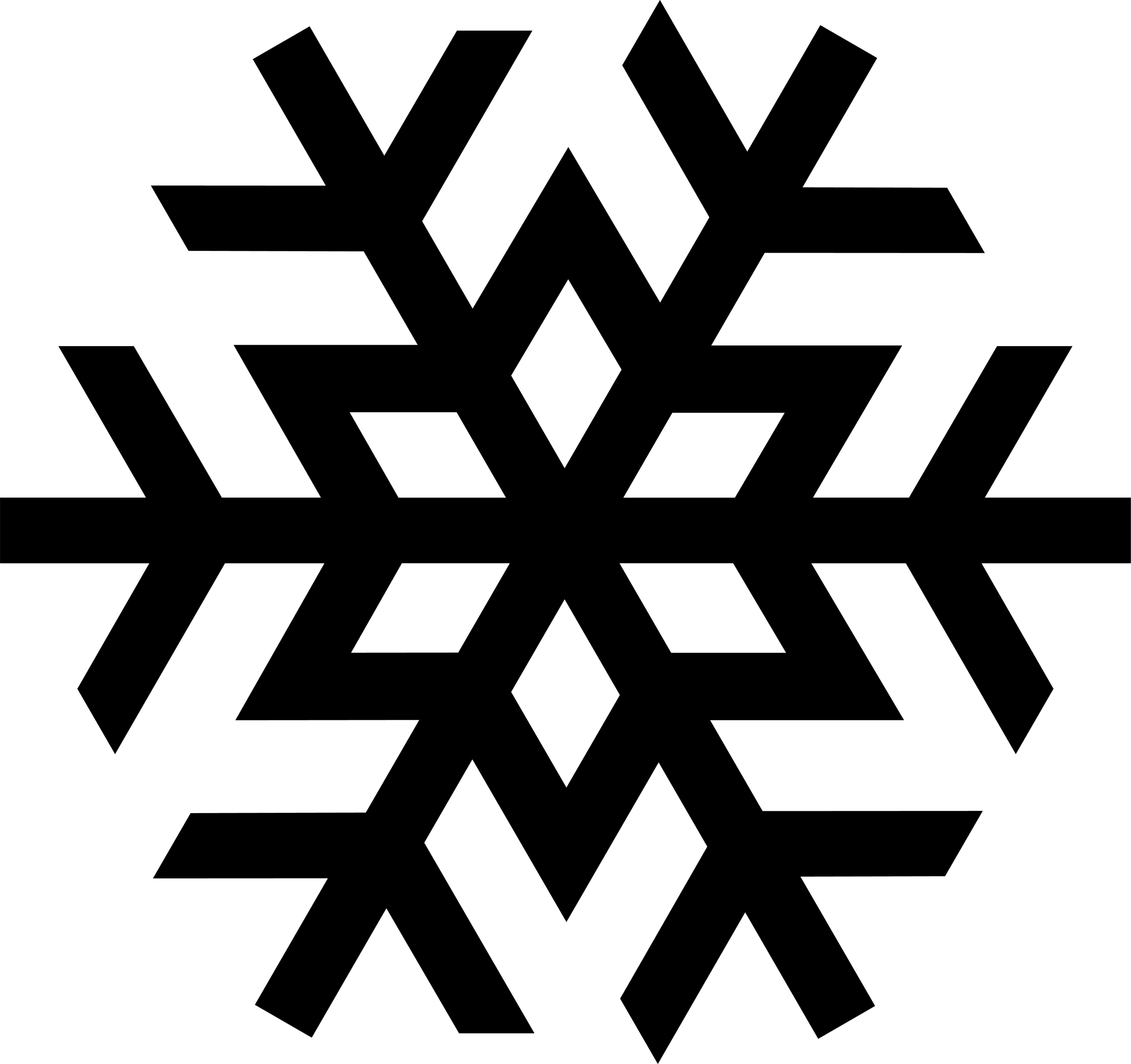 Snowflake Clipart Black And White - Free Clipart ...