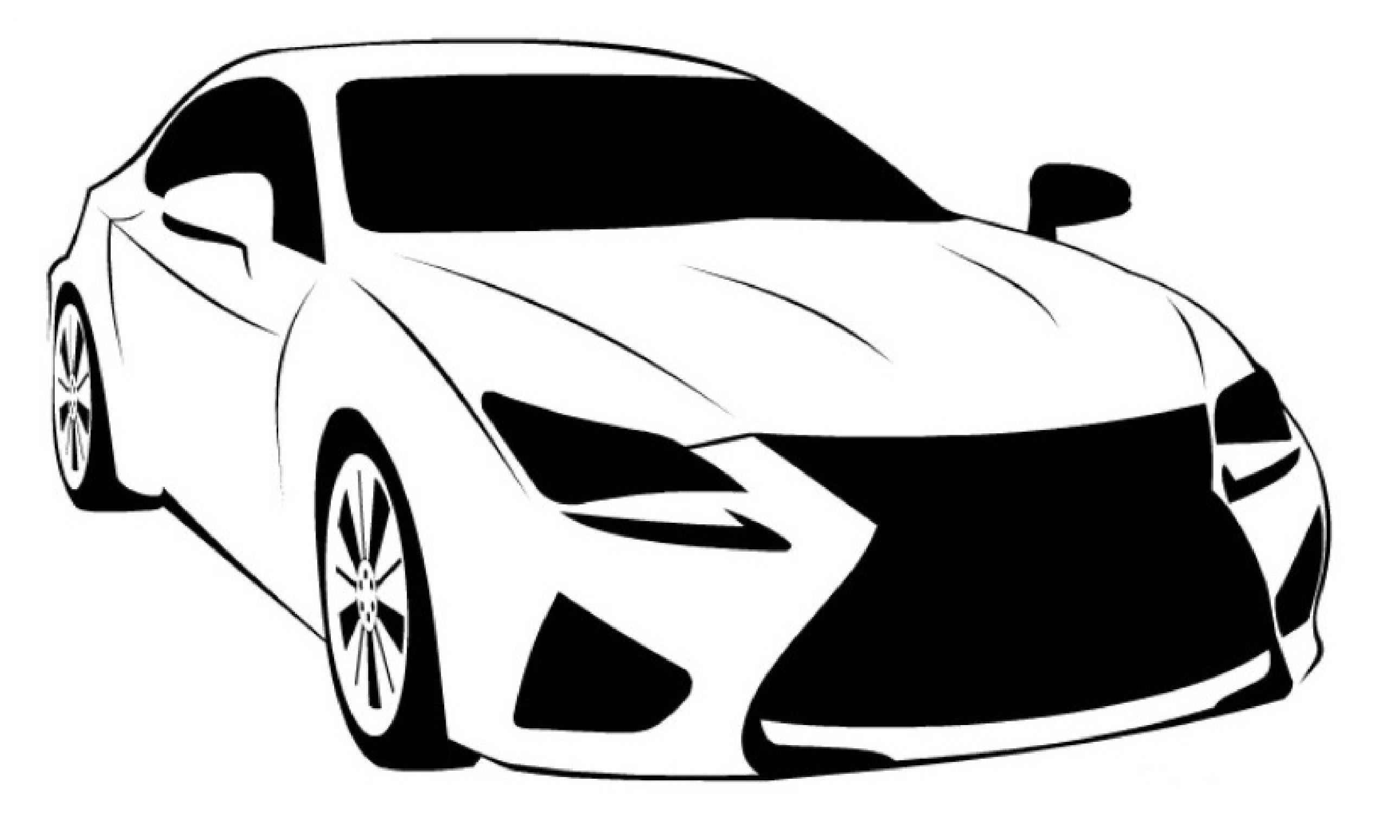 How To Draw A Lexus Rc F D D Dº D D N D N D D D N N Lexus Rc F Youtube Clipart Best Clipart Best