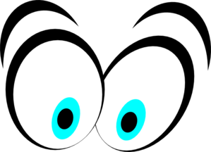 Animated Blue Cartoon Eyes Clip Art - vector clip art ...
