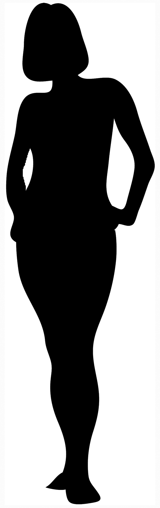 Black Woman Silhouette Clipart