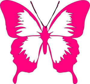 Pink Butterfly Clipart - Free Clipart Images