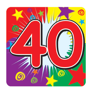 40th Birthday ClipArt