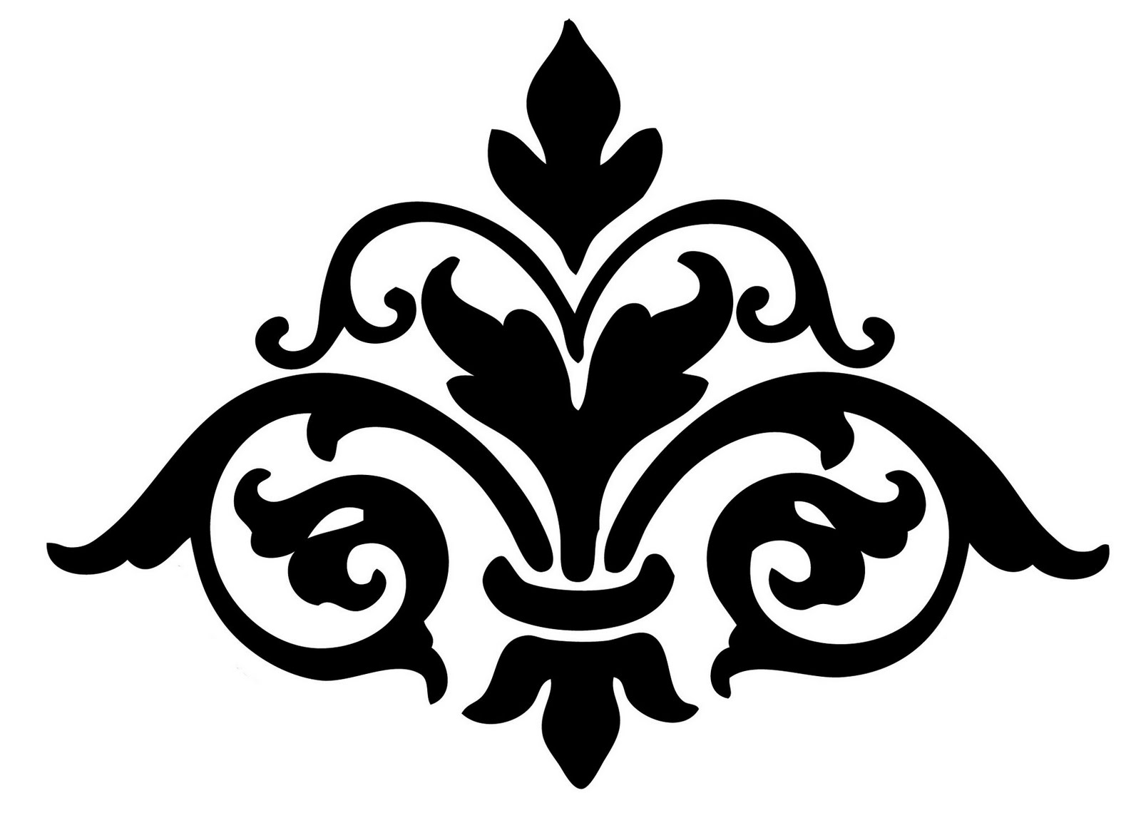 Printable Fleur De Lis Stencil