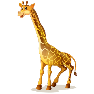 Giraffe Cartoon Animal Images.