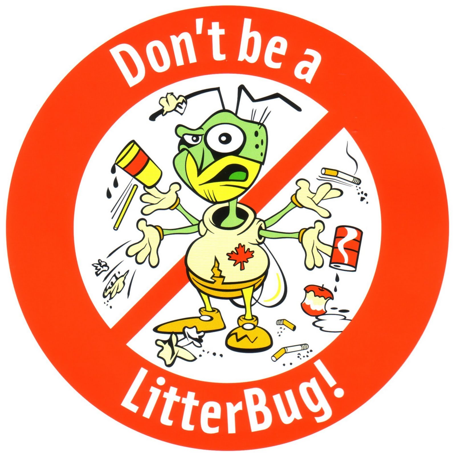 Images For > People Littering Clipart