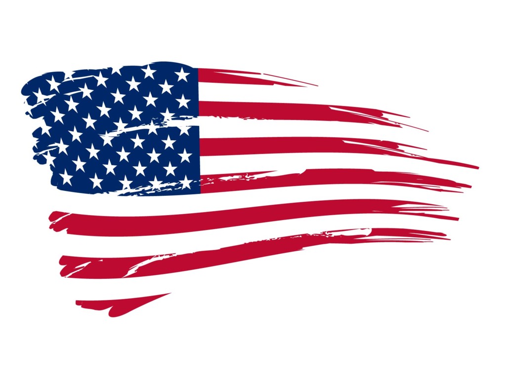 Free Clip Art American Flag Background