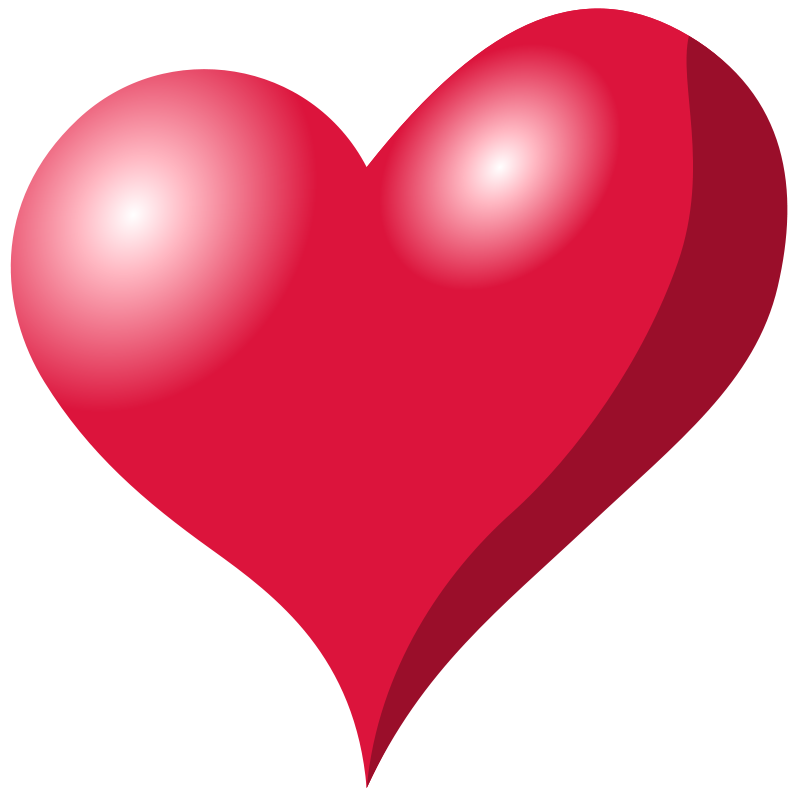 Clipart of heart shapes