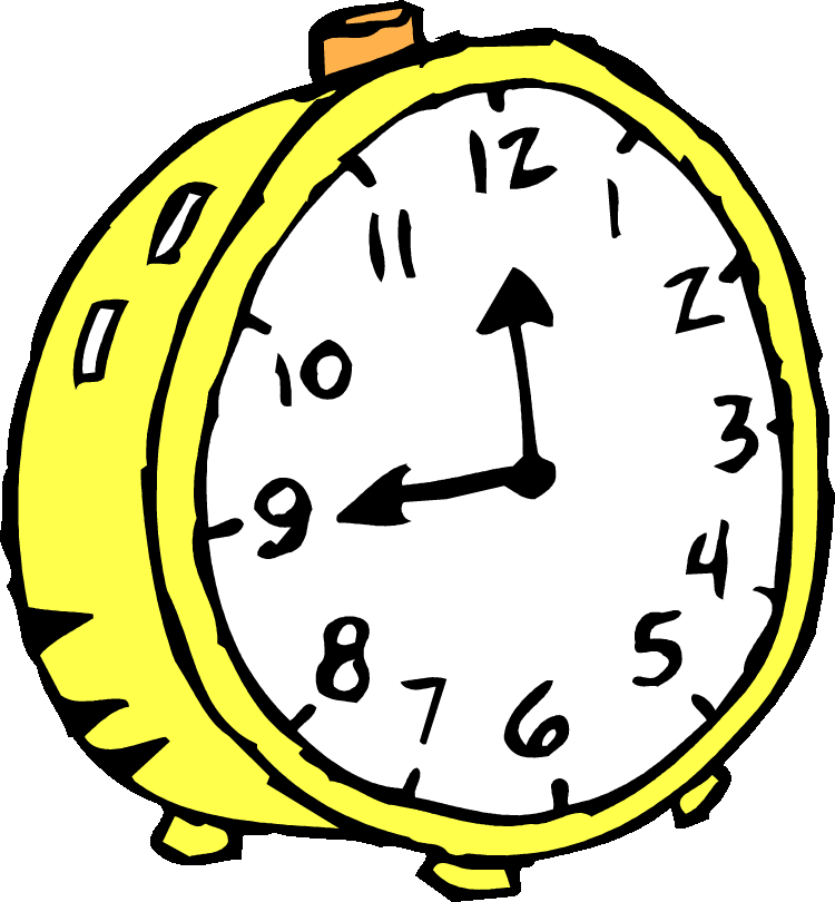 Cartoon clock clipart