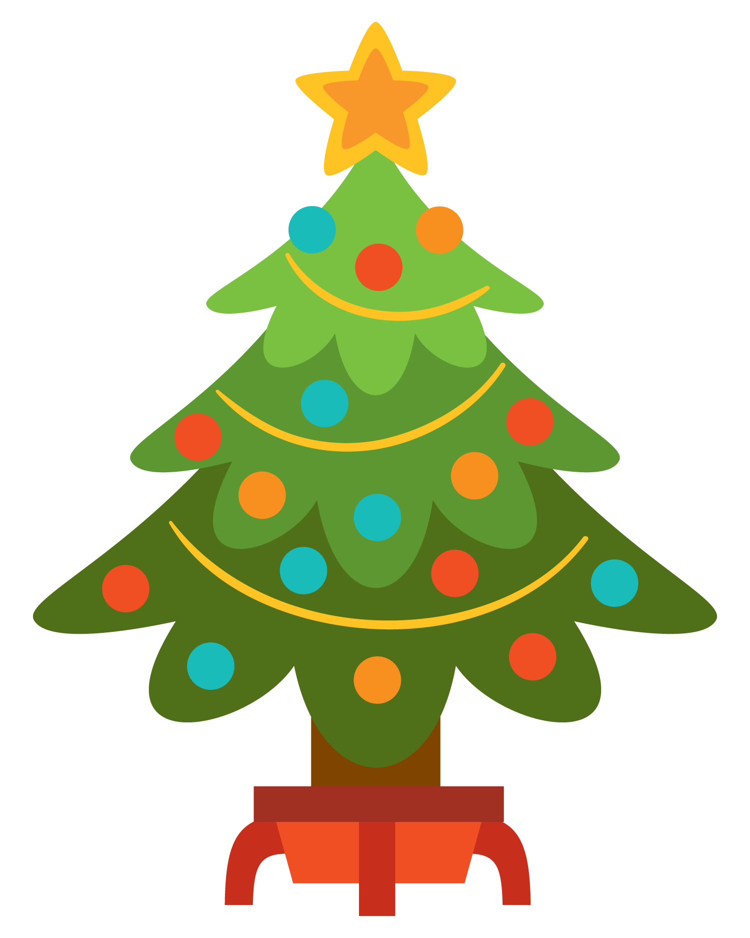 christmas tree clipart