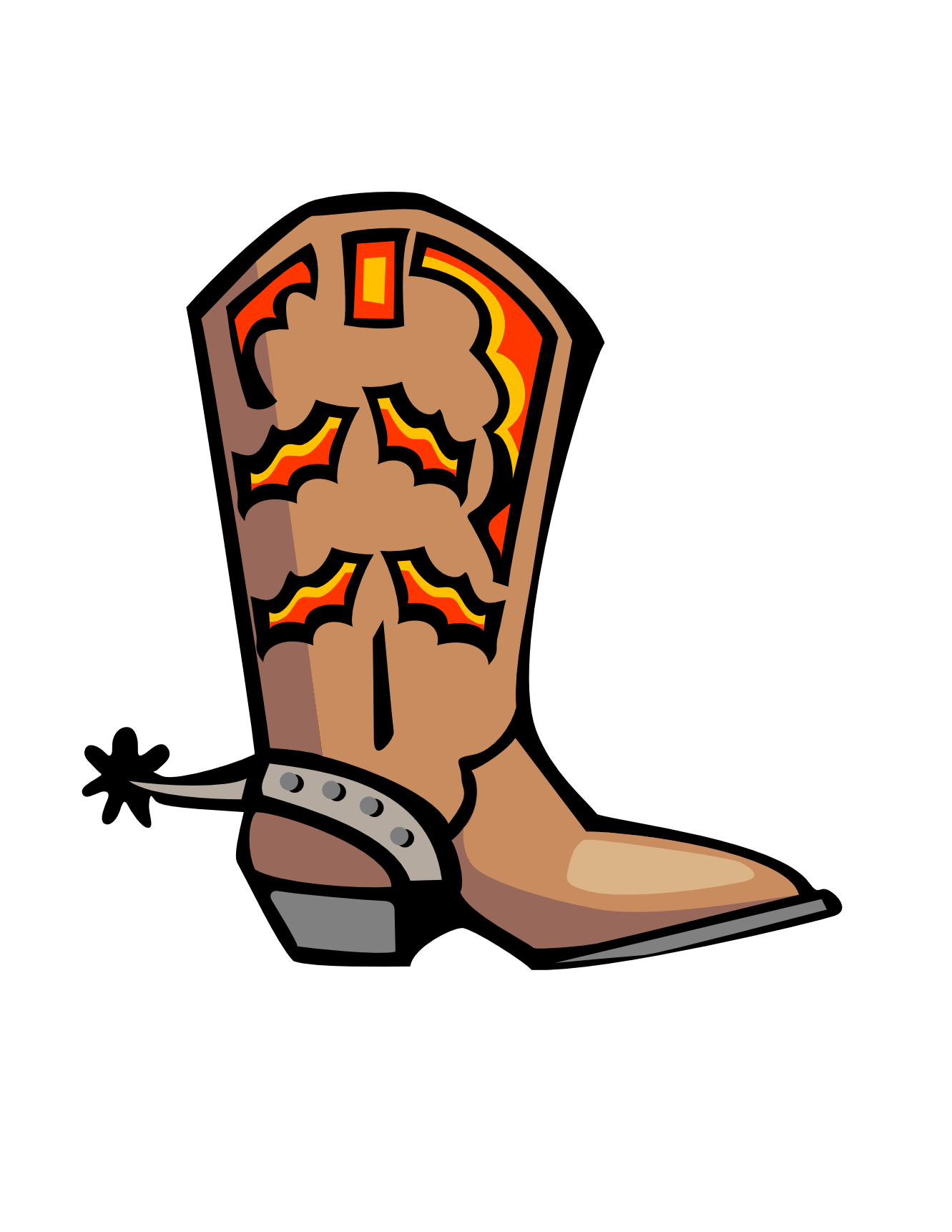 Free cowboy boot clipart - ClipartFox