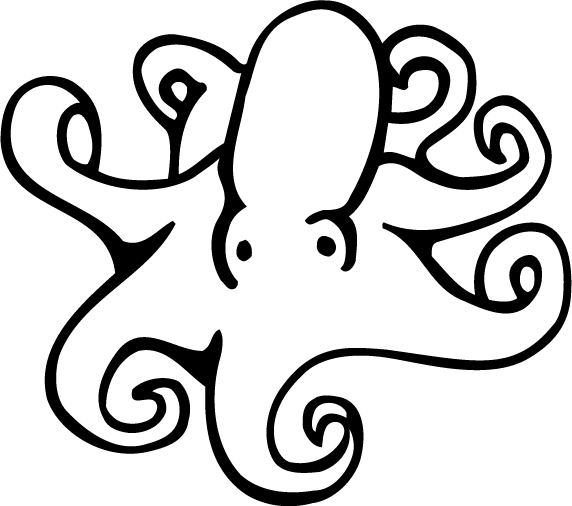 Octopus Stencil Printable - ClipArt Best