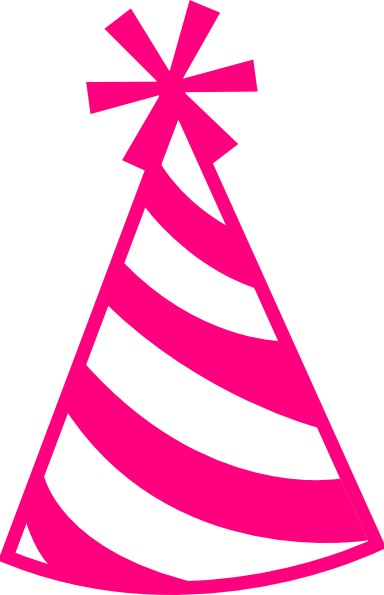 Pink Birthday Hat Clip Art - Free Clipart Images
