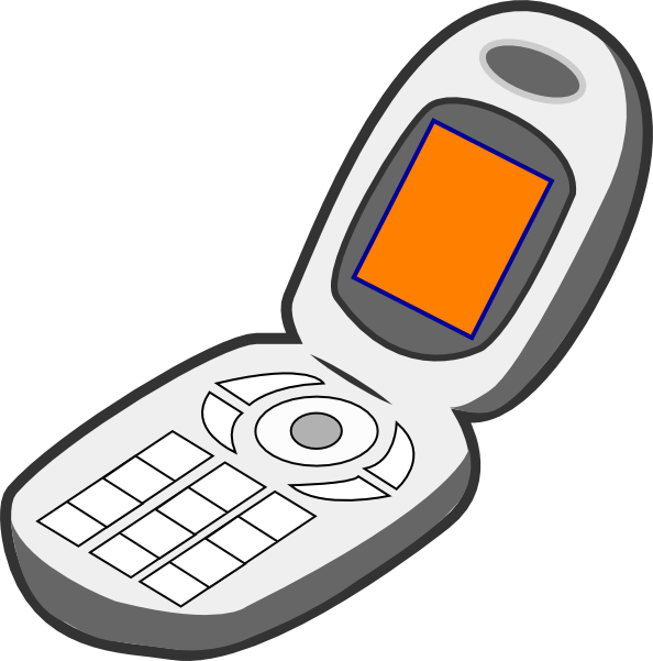 Cell Phone Clip Art - Tumundografico