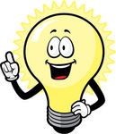 Pix For > Thinking Light Bulb Clip Art