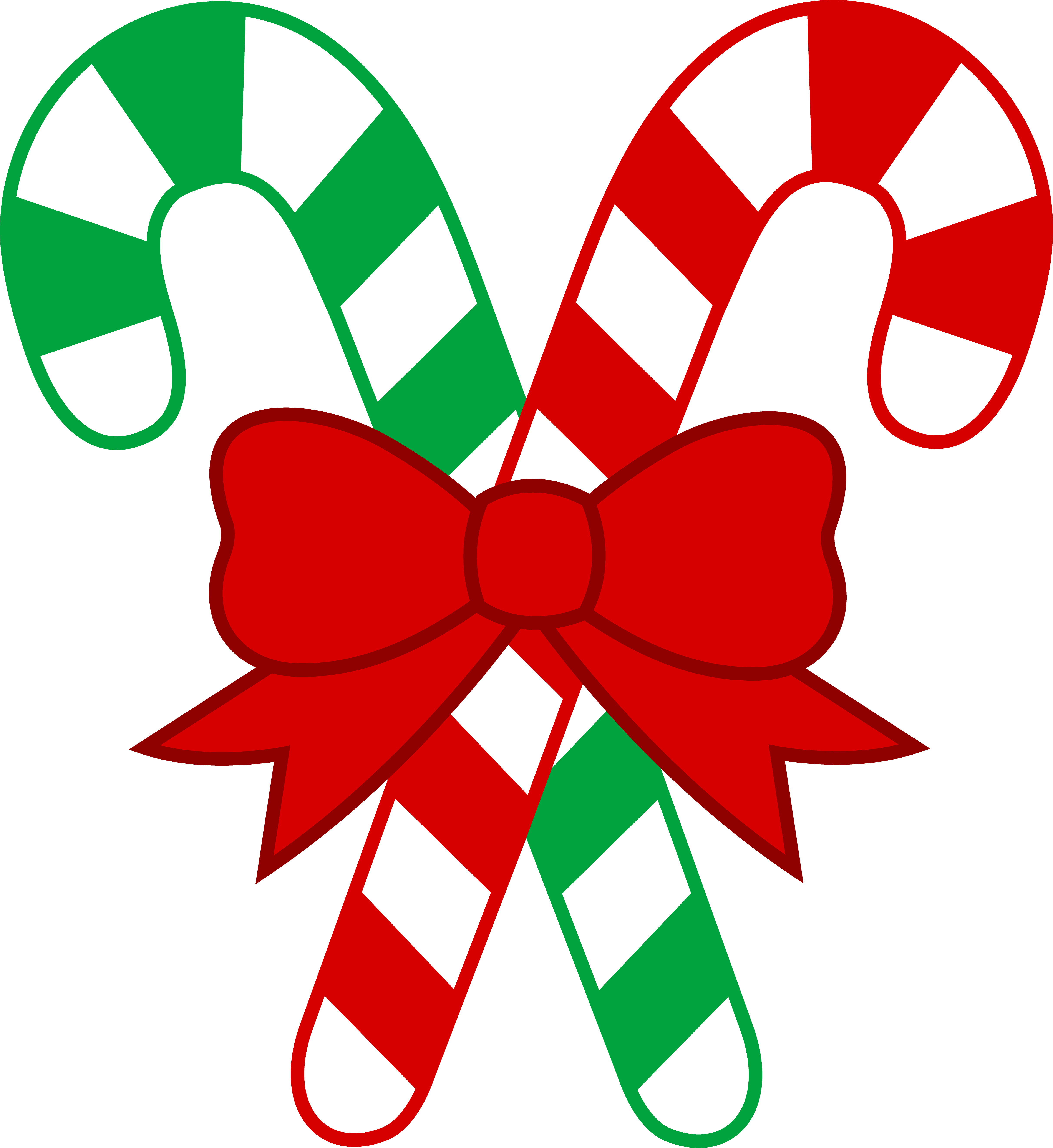 Merry Christmas Clip Art Santa Claus And Snowman Clipart