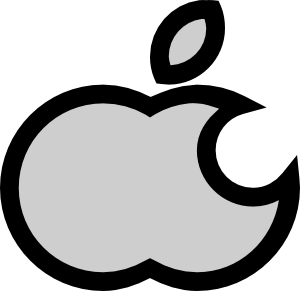White Apple Logo Clip Art - ClipArt Best