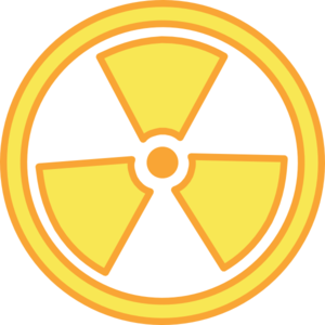 Radioactive Warning clip art - vector clip art online, royalty ...