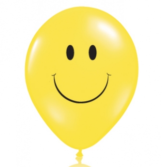 50 x 12" Standard Assorted - Smiley Face // BalloonsGalore.