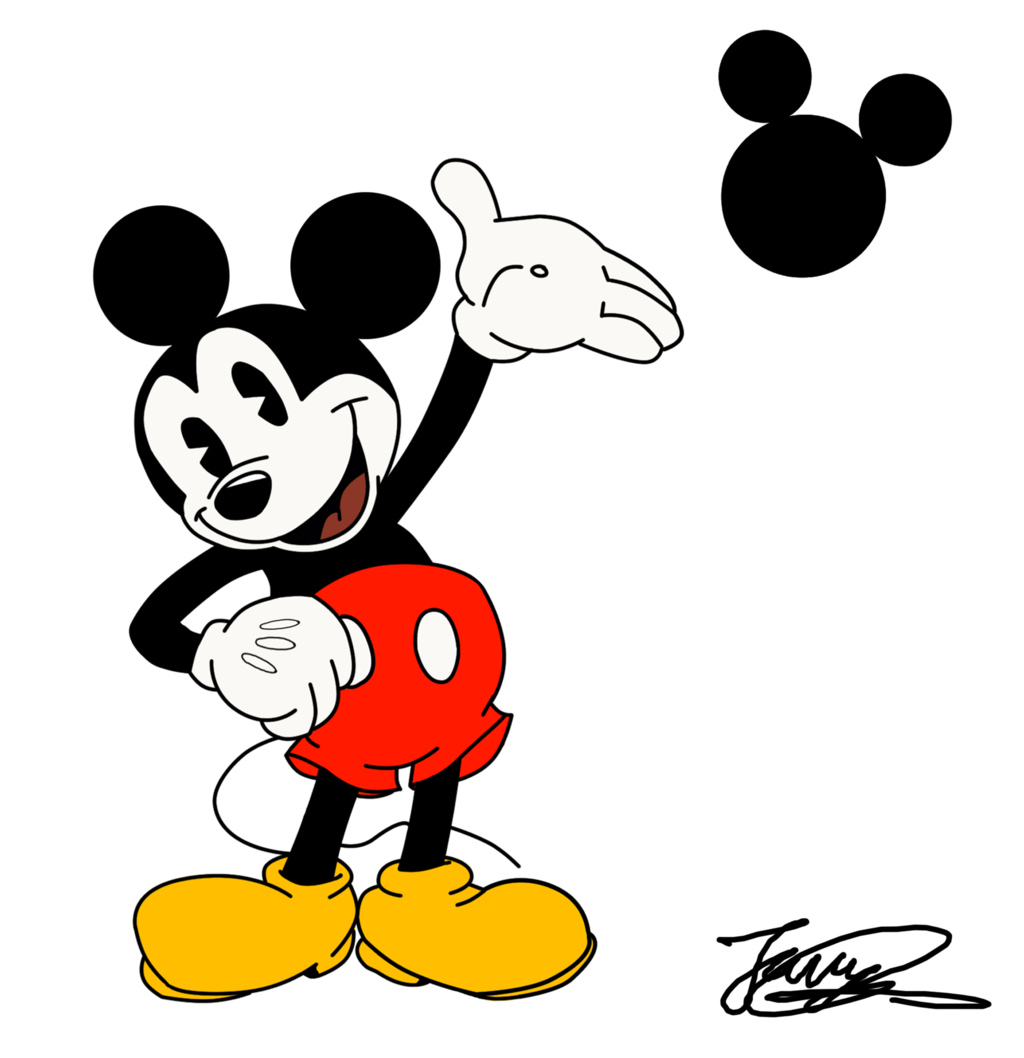 Mickey Mouse Cartoon Formspring Background