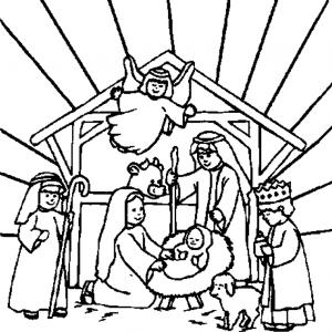 Hd Precious Moments Nativity Scene Clipart Image | ClipArTidy