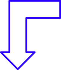 L shaped arrow set 10 - vector Clip Art