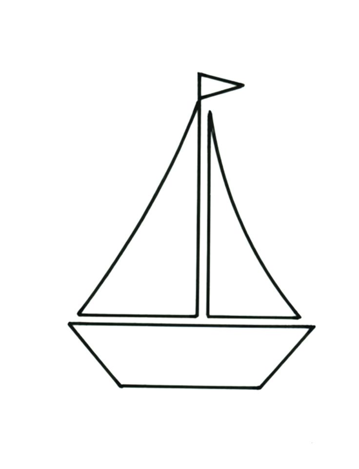 Sailboat Template For Kids ClipArt Best
