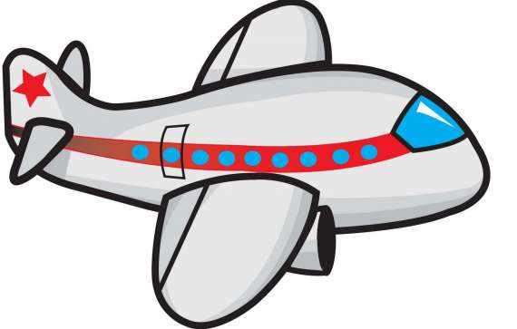 Small Cartoon Airplane Flying - DecorBold