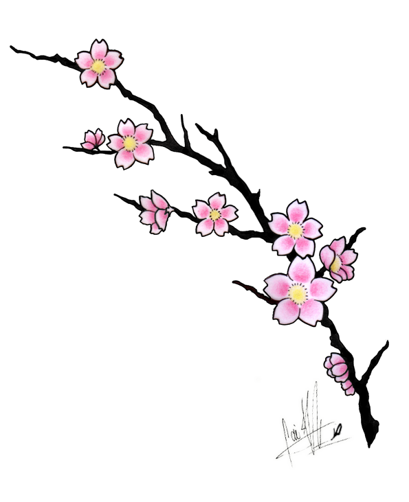 Cherry Blossom Designs - ClipArt Best