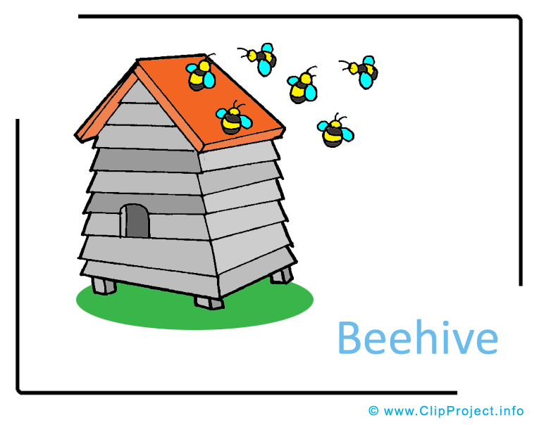 Cartoon Bee Hive | Free Download Clip Art | Free Clip Art | on ...