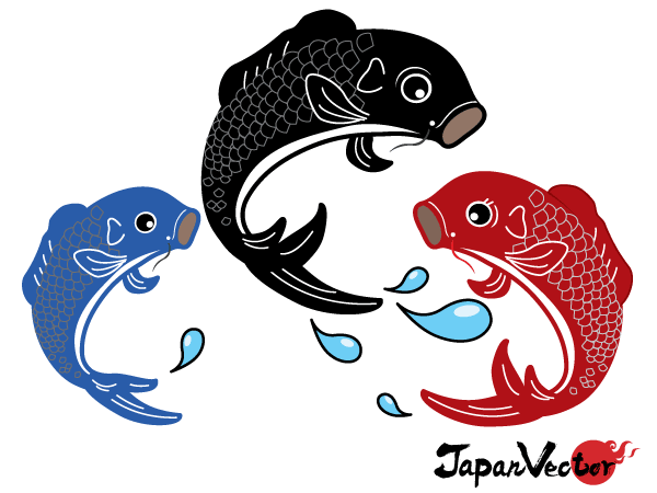 Japanese Koi Fish Vector Graphic | Download Free Vector Art | Free ...