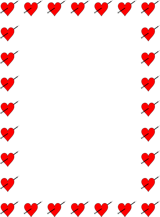 Heart Border Clip Art